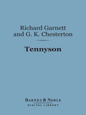 cover image of Tennyson (Barnes & Noble Digital Library)